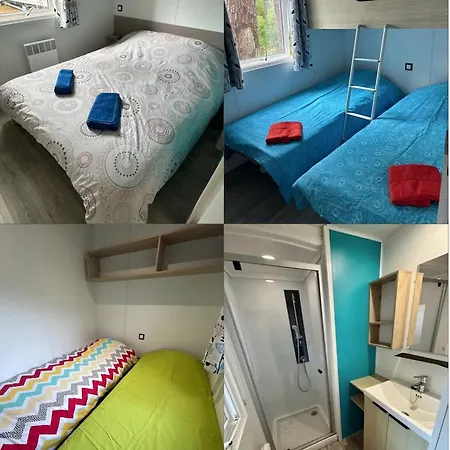 Mobilhome Climatise - 3 Chambres- 7 Personnes - Les Oyats - 800m De La 세노스
